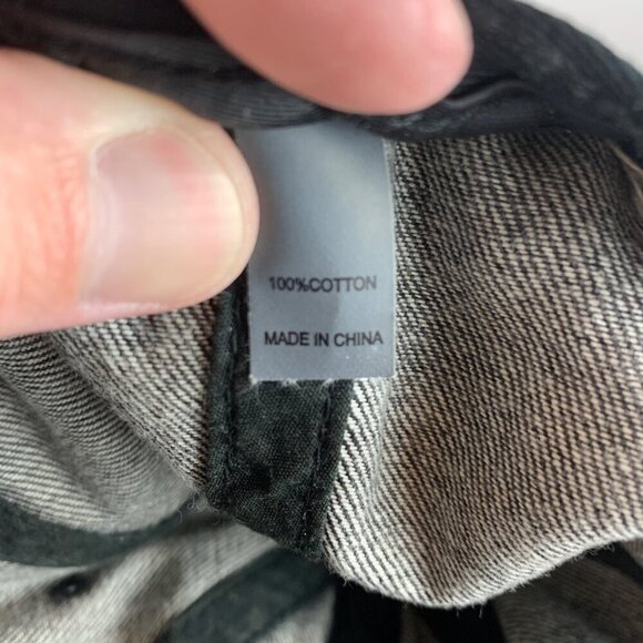 Oregon Ducks NCAA Black Denim Richardson Relaxed Fit Strapback Adjustable Hat - Picture 6 of 6